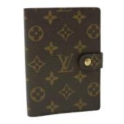 Pre-owned Canvas home-office Louis Vuitton Vintage , Brown , Dames