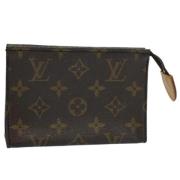 Pre-owned Canvas pouches Louis Vuitton Vintage , Brown , Dames