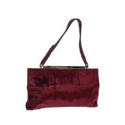 Pre-owned Silk gucci-bags Gucci Vintage , Red , Dames