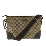 Pre-owned Canvas gucci-bags Gucci Vintage , Beige , Unisex