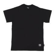 Zwart Logo Label Tee Korte Mouw Propaganda , Black , Heren