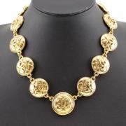 Pre-owned Metal chanel-jewelry Chanel Vintage , Yellow , Dames