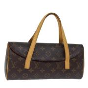 Pre-owned Canvas handbags Louis Vuitton Vintage , Brown , Dames