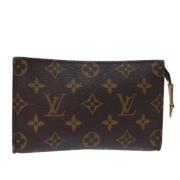 Pre-owned Canvas pouches Louis Vuitton Vintage , Brown , Dames