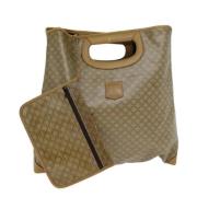 Pre-owned Canvas handbags Celine Vintage , Beige , Dames