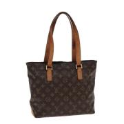 Pre-owned Canvas totes Louis Vuitton Vintage , Brown , Dames