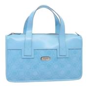 Pre-owned Leather handbags Salvatore Ferragamo Pre-owned , Blue , Dame...