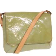 Pre-owned Leather louis-vuitton-bags Louis Vuitton Vintage , Green , D...