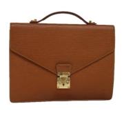 Pre-owned Leather louis-vuitton-bags Louis Vuitton Vintage , Brown , D...