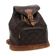 Pre-owned Canvas backpacks Louis Vuitton Vintage , Brown , Dames