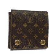 Pre-owned Canvas pouches Louis Vuitton Vintage , Brown , Dames