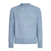 Heldere Blauwe Trui Lardini , Blue , Heren