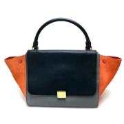 Pre-owned Leather celine-bags Celine Vintage , Black , Dames