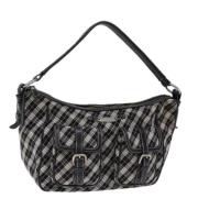 Pre-owned Canvas handbags Burberry Vintage , Black , Dames