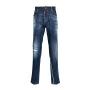 Stijlvolle broeken voor mannen Dsquared2 , Blue , Heren