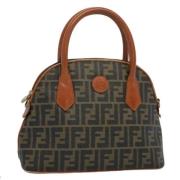 Pre-owned Canvas handbags Fendi Vintage , Black , Dames