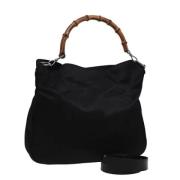 Pre-owned Nylon gucci-bags Gucci Vintage , Black , Dames