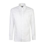 Witte Overhemden voor Mannen Aw24 Barba , White , Heren