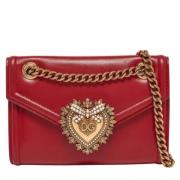 Pre-owned Canvas shoulder-bags Dolce & Gabbana Pre-owned , Red , Dames