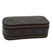 Pre-owned Canvas pouches Louis Vuitton Vintage , Brown , Dames