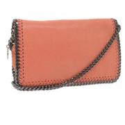 Pre-owned Suede shoulder-bags Stella McCartney Pre-owned , Orange , Da...