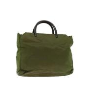 Pre-owned Nylon handbags Prada Vintage , Green , Dames