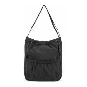 Sportieve Tas met Verstelbare Band en Zakken Masai , Black , Dames