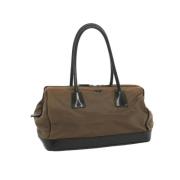 Pre-owned Nylon prada-bags Prada Vintage , Brown , Dames