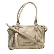 Pre-owned Leather totes Burberry Vintage , Gray , Dames