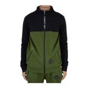 Zwarte Zip Sweater - Argeles Cerruti 1881 , Green , Heren