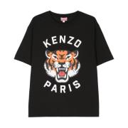 Zwarte T-shirts en Polos Kenzo , Black , Heren