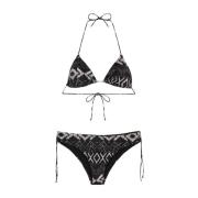 Bikini Triangolo E Slip Fisso Ethos F**k , Multicolor , Dames