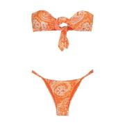 Bikini Fascia E Slip Brasiliano Regolabile Sunrise F**k , Multicolor ,...