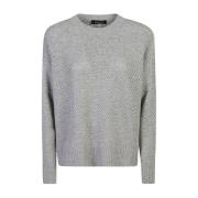 Grijze Sweatshirt Aw24 Dameskleding Fabiana Filippi , Gray , Dames