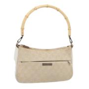 Pre-owned Canvas handbags Gucci Vintage , Beige , Dames