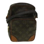 Pre-owned Canvas shoulder-bags Louis Vuitton Vintage , Brown , Dames