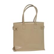 Pre-owned Coated canvas totes Gucci Vintage , Beige , Dames