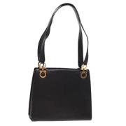 Pre-owned Leather totes Salvatore Ferragamo Pre-owned , Black , Dames