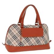 Pre-owned Canvas handbags Burberry Vintage , Beige , Dames