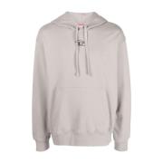 Grijze Sweatshirt Aw24 Diesel , Gray , Heren