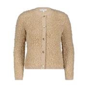 Boucle Jas Jolie Red Button , Beige , Dames