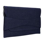 Blauwe Elegante Clutch voor Chique Gelegenheden Notre-v , Blue , Dames