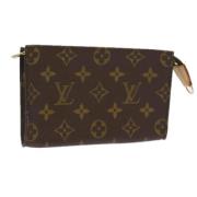 Pre-owned Canvas pouches Louis Vuitton Vintage , Brown , Dames