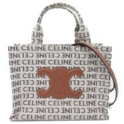 Pre-owned Canvas celine-bags Celine Vintage , White , Dames