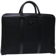 Pre-owned Nylon briefcases Burberry Vintage , Black , Dames