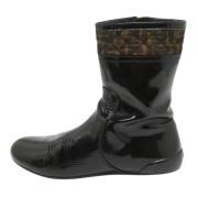 Pre-owned Canvas boots Fendi Vintage , Black , Dames