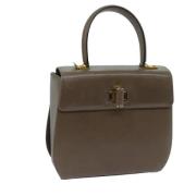 Pre-owned Leather handbags Salvatore Ferragamo Pre-owned , Brown , Dam...