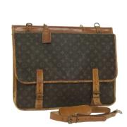 Pre-owned Canvas shoulder-bags Louis Vuitton Vintage , Brown , Dames