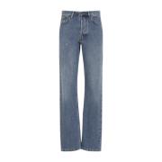 Blauwe Jeans Aw24 Moschino , Blue , Dames