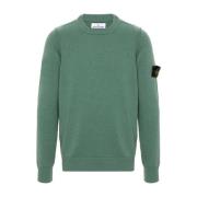 Groene Sweatshirt Aw24 Stone Island , Green , Heren